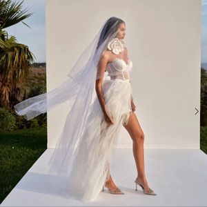 NWT For Love & Lemons X Revolve Bustier Gown